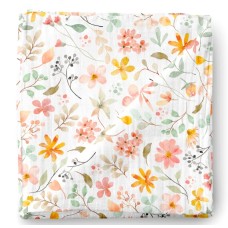 Oleoops - Mousseline de bamboo - Fleurs de soie